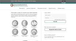 Desktop Screenshot of pneumatici123.it